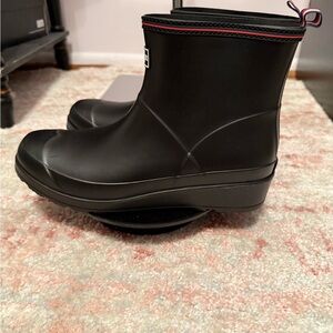 Tommy Hilfiger Black Rain Boots